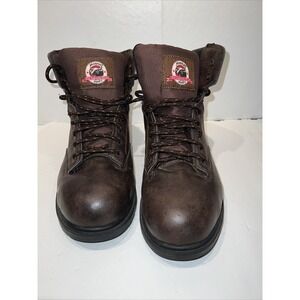 Brahma Boots Mens Work 12 Steel Toe Safety Brown Leather ASTM F2413-18